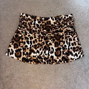 Cheetah mini skirt